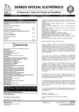 DOe/0856/TCE-RO - Data: 20/02/2015