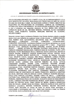 2ª Reunião (Julho)