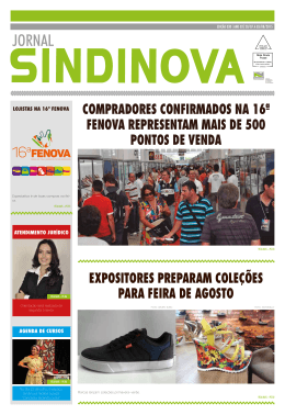 Jornal Sindinova &ndash; Edi&ccedil;&atilde;o 030