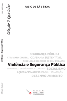 Violência e Segurança Pública