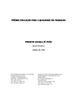 Pr&ecirc;mio Educa&ccedil;&atilde;o para a Qualidade do Trabalho - sintricom-jp