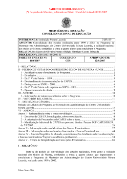 Processo n - Minist&eacute;rio da Educa&ccedil;&atilde;o