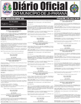 Jornal Diário31.indd - diário oficial eletrônico do município de ji