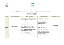PROGRAMAÇÃO