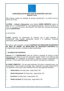 Clique aqui e acesse o CONTRATO do curso.