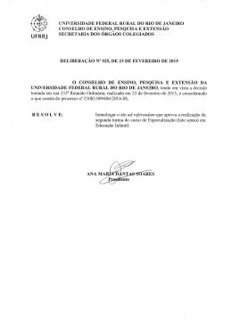 Homologar o ato ad referendum que aprova a realização da