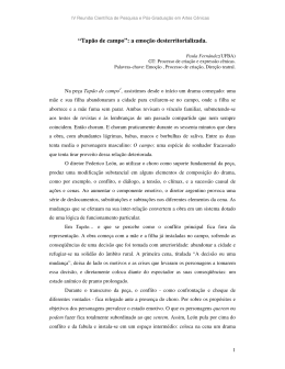 “Tapão de campo”: a emoção desterritorializada.