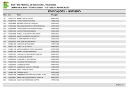 EDIFICAÇÕES