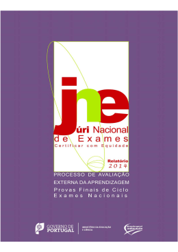 Provas Finais de Ciclo | Exames Nacionais | 2014 - Dire&ccedil;&atilde;o