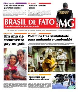 Edição 39 do Brasil de Fato MG