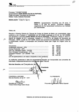 60 - Portal do Tribunal de Contas do Estado da Bahia