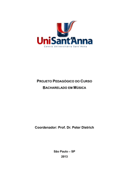 Projeto Pedag&oacute;gico curso de M&uacute;sica Bacharelado