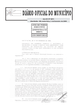 Edição 2871 - Prefeitura Municipal de Uberlândia