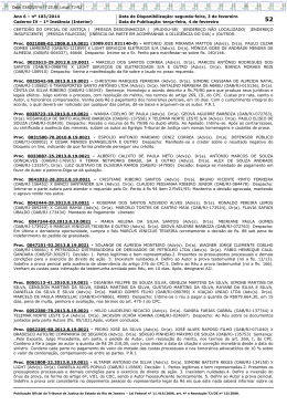 Ano 6 &ndash; n&ordm; 103/2014 Data de Disponibiliza&ccedil;&atilde;o: segunda