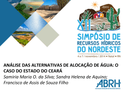 - Associação Brasileira de Recursos Hídricos