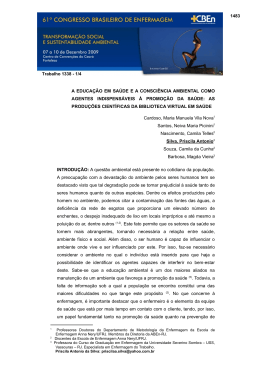 61o. Congresso Nacional de Enfermagem