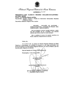 processo n. 2.555 - classe ix - recurso