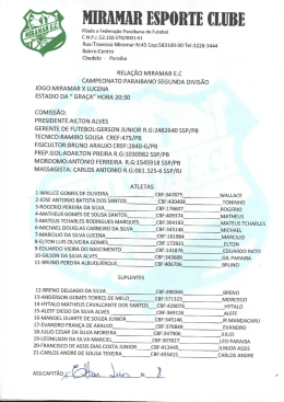Miramar x Lucena3 - Federação Paraibana de Futebol