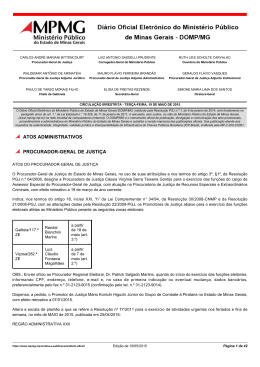 atos administrativos procurador-geral de justiça