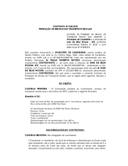 Município de Candelária e a empresa de Ivan da Silva Moura