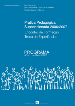 Ficha de Pré-Inscrição Prática Pedagógica Supervisionada
