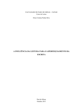 FACULDADE DE PAR&Aacute; DE MINAS &ndash; FAPAM