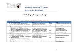 AGENDA DE APRESENTA&Ccedil;&Otilde;ES ORAIS (&uacute;ltima vers&atilde;o &ndash; 09