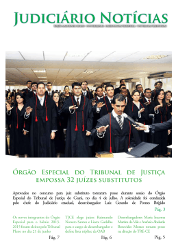 Baixe o Jornal - Tribunal de Justiça do Estado do Ceará