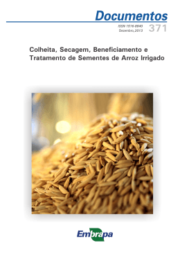 Colheita, Secagem, Beneficiamento e Tratamento de