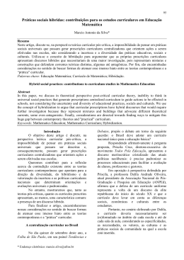 Pr&aacute;ticas sociais h&iacute;bridas: contribui&ccedil;&otilde;es para os estudos