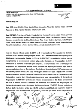 Ata da reunião entre Fentect e ECT_06-08-13 - Sintect-GO