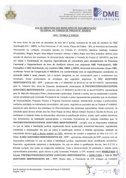 Ata TP 004-2015 - DME Distribuição