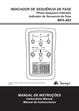 Manual de Instru&ccedil;&otilde;es