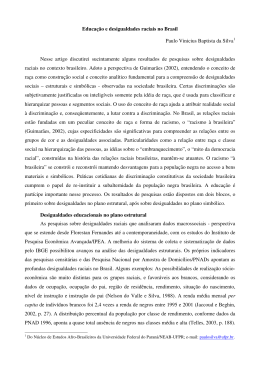 Educa&ccedil;&atilde;o e desigualdades raciais no Brasil Paulo Vinicius