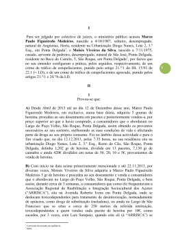Ac&oacute;rd&atilde;o do Tribunal Judicial de Ponta Delgada de 13/06/2014