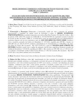 QUARTO INSTRUMENTO DE ALTERAO CONTRATUAL - V-Agro