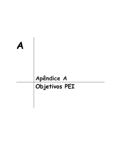 Ap&ecirc;ndice A Objetivos PEI - PECS