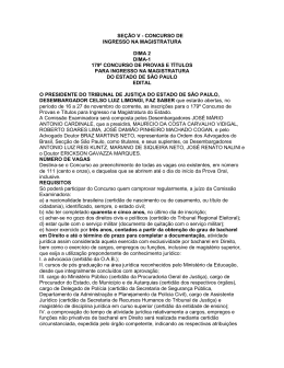 concurso de ingresso na magistratura dima 2 dima