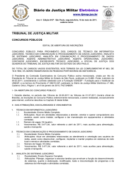 Di&aacute;rio da Justi&ccedil;a Militar Eletr&ocirc;nico