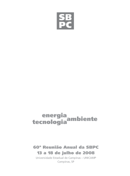 energia ambiente tecnologia - SBPC – Sociedade Brasileira para o