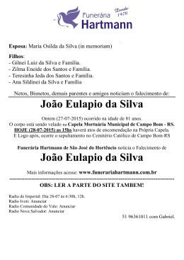 João Eulapio da Silva João Eulapio da Silva