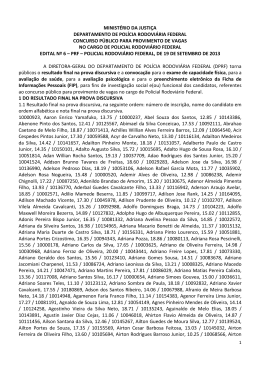 Resultado final na prova discursiva e convocação