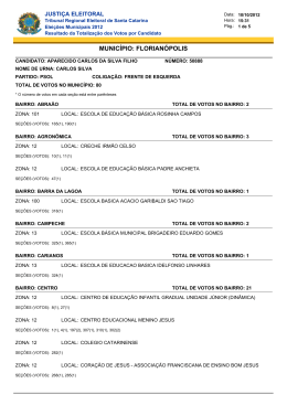 aparecido carlos da silva filho - Tribunal Regional Eleitoral de Santa