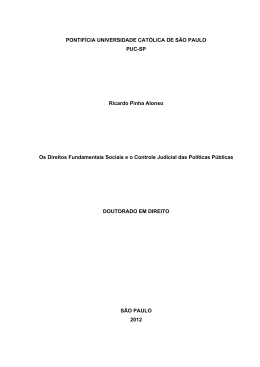 PONTIF&Iacute;CIA UNIVERSIDADE CAT&Oacute;LICA DE S&Atilde;O PAULO PUC