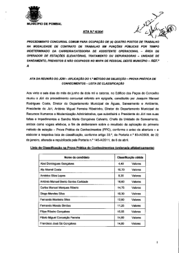A z. - C&acirc;mara Municipal de Pombal