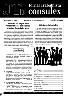 Reserva de vagas para trabalhadores deficientes