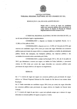 Cópia do documento original - Tribunal Regional Eleitoral do Rio