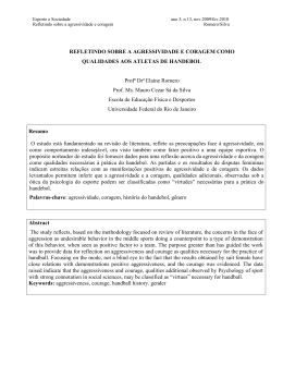 usos e percepes sobre o corpo de atletas de handebol feminino