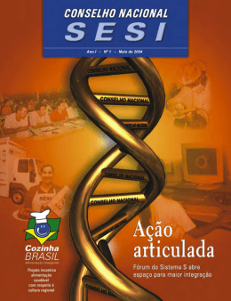 Revista Sesi n&uacute;mero 1 &ndash; Ano 2004