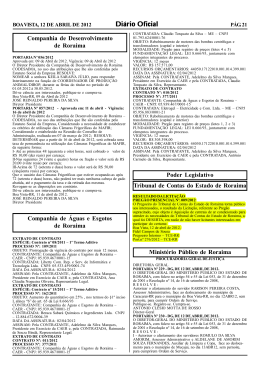 Resultado - Tribunal de Contas do Estado de Roraima